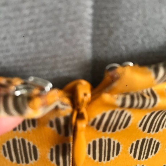 Urban Outfitters Sz S/P Lily Satin Wrap Midi Dress Golden Yellow - Picture 8 of 9